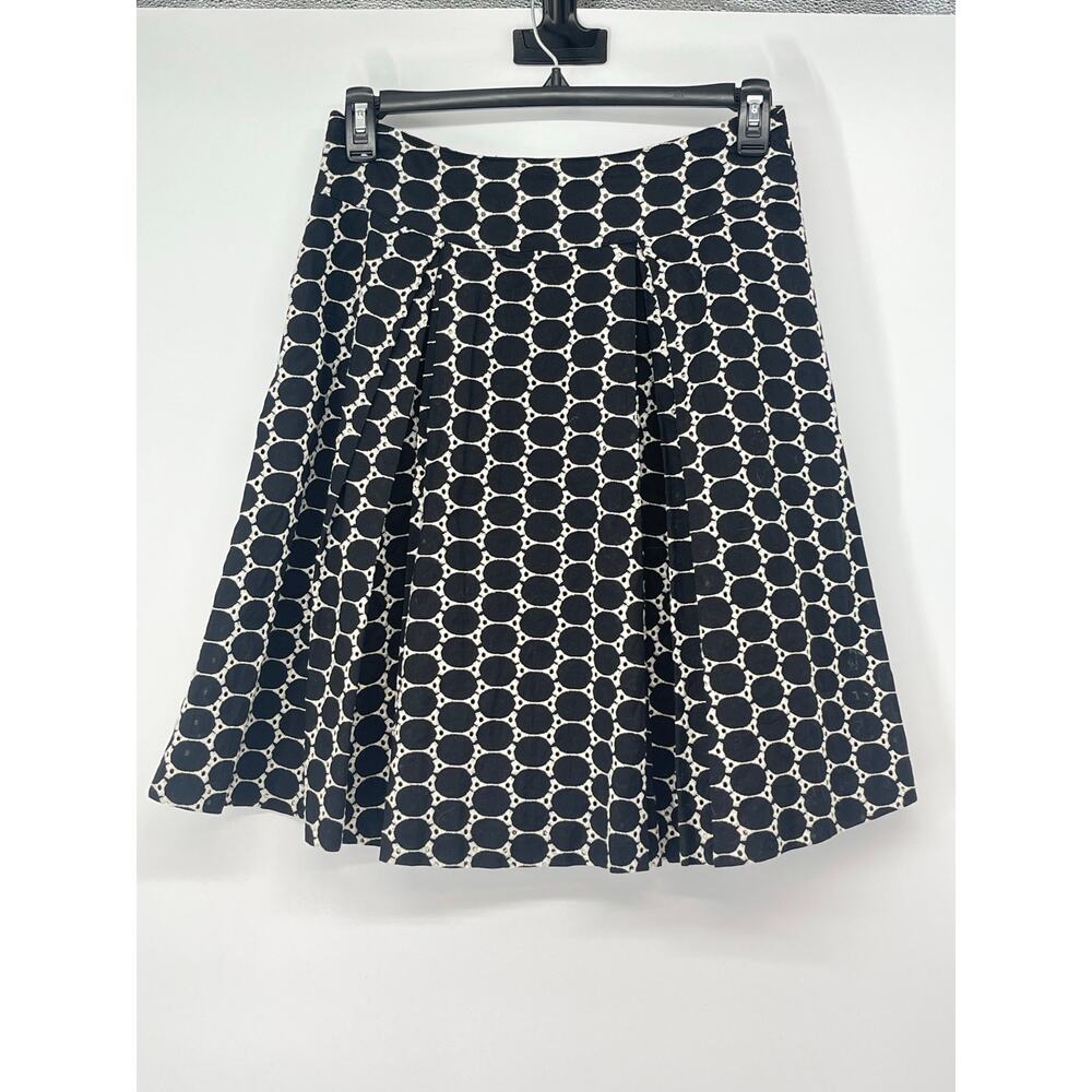 Robert Kitchen Canada Pleated Skirt Size 8 Classic Artsy Made in Canada